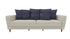 Dolce Cream/Blue 3-Seater Sofa Bed - DOLCE 03.302.0472.3365.0101.0000.20.03