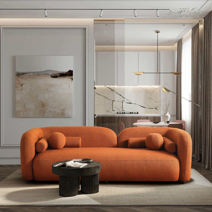 Donna Japandi Style Boucle Sofa - SOF02600703