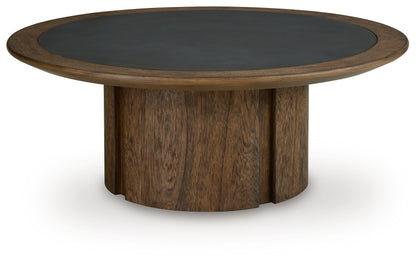 Dontayne Warm Brown Coffee Table - T563-8