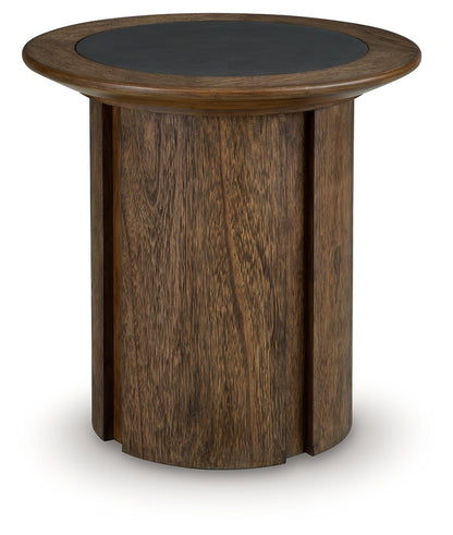 Dontayne Warm Brown End Table - T563-6