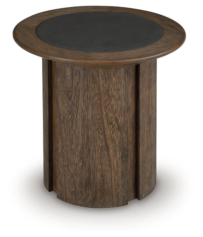Dontayne Warm Brown End Table - T563-6