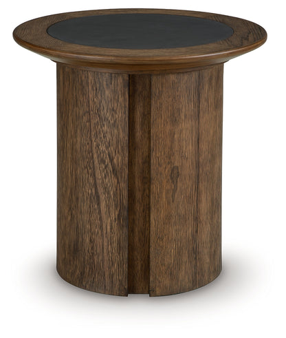 Dontayne Warm Brown End Table - T563-6