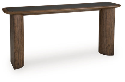 Dontayne Warm Brown Sofa Table - T563-4