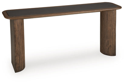 Dontayne Warm Brown Sofa Table - T563-4