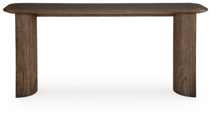Dontayne Warm Brown Sofa Table - T563-4