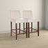 Dorian Beige Fabric Counter Chair (Set of 2) - STL03601001