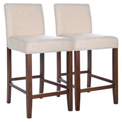 Dorian Beige Fabric Counter Chair (Set of 2) - STL03601001