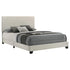 Dorian Fabric Upholstered Queen Panel Bed Cream - 300852Q