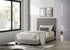 Dorian Fabric Upholstered Twin Panel Bed Taupe - 300851T