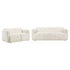 Dorset 2-piece Upholstered Round Track Arm Sofa Set White - 509811-S2