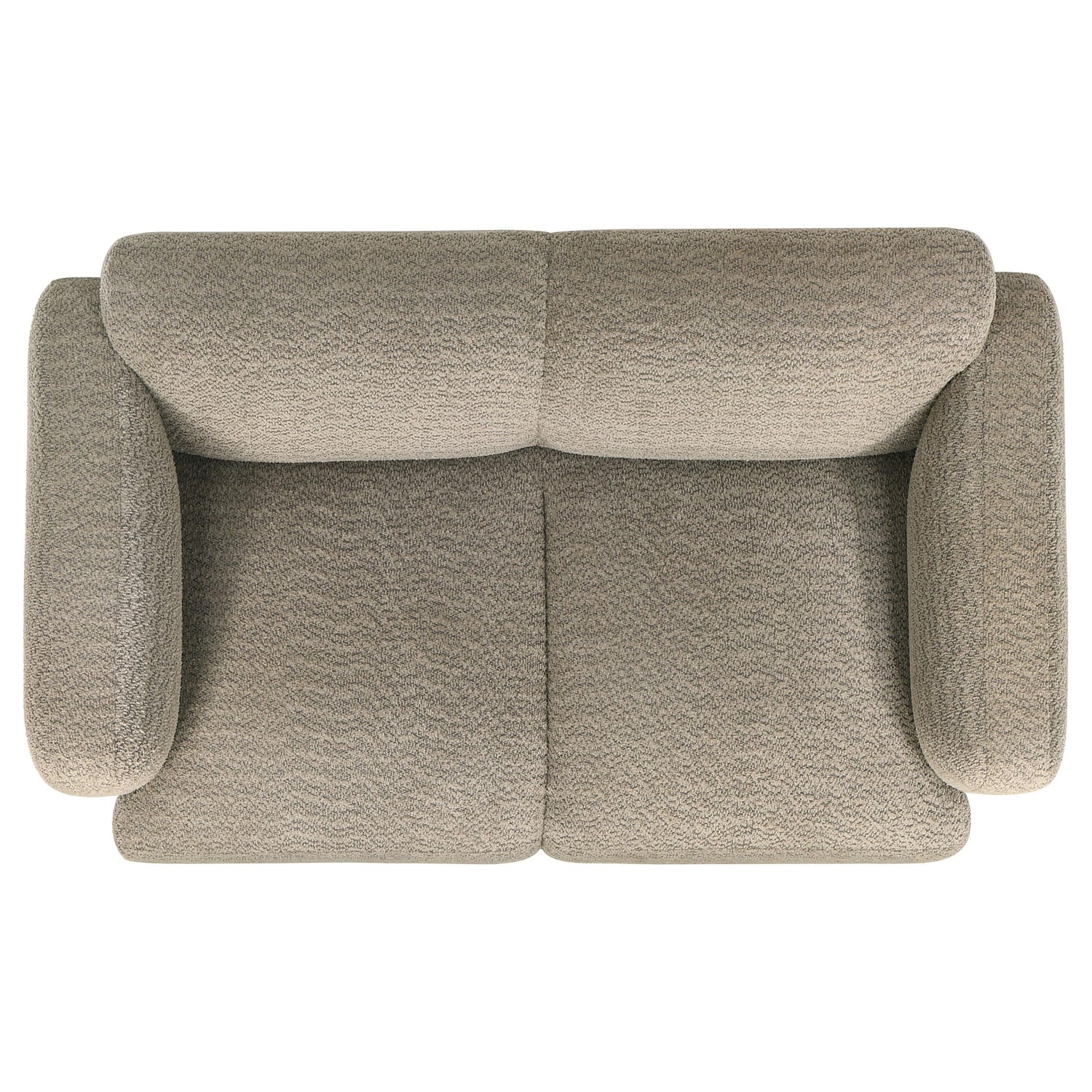 Dorset 3-piece Upholstered Round Track Arm Sofa Set Brown - 509814-S3