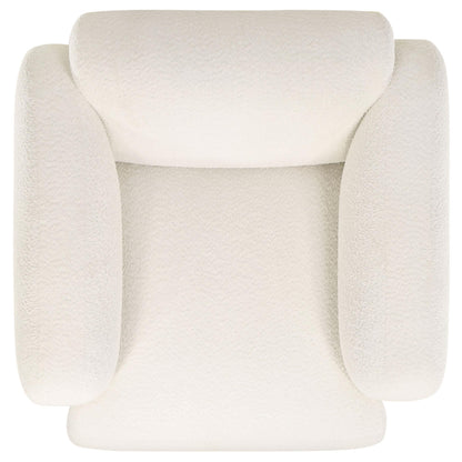 Dorset 3-piece Upholstered Round Track Arm Sofa Set White - 509811-S3