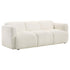 Dorset Fabric Upholstered Round Track Arm Sofa White - 509811