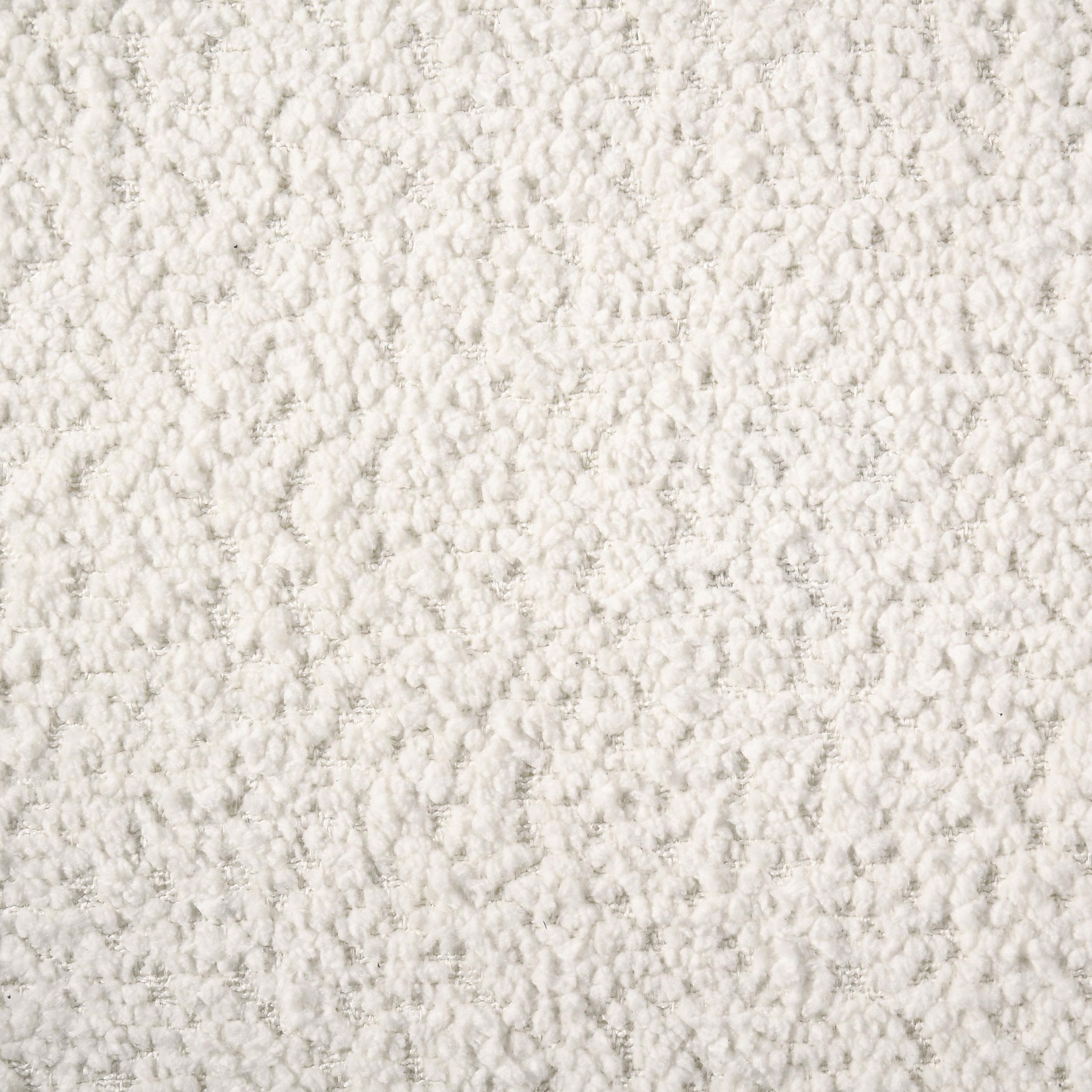 Dorset Fabric Upholstered Round Track Arm Sofa White - 509811