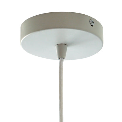 Dorset Pendant Lamp - White and Natural/Terracotta - PNL04102401