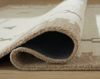 Dot Cream/Brown/Taupe Medium Rug - R407652