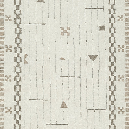 Dot Cream/Brown/Taupe Medium Rug - R407652