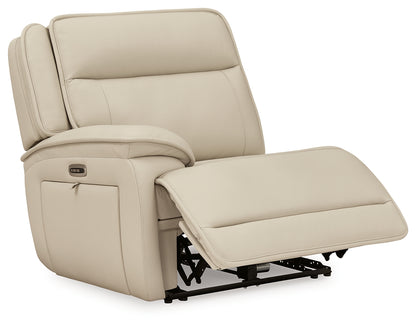 Double Deal Almond 4-Piece Reclining Sectional - U13001S6