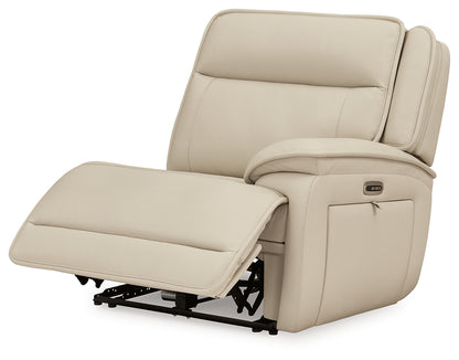 Double Deal Almond 4-Piece Reclining Sectional - U13001S6