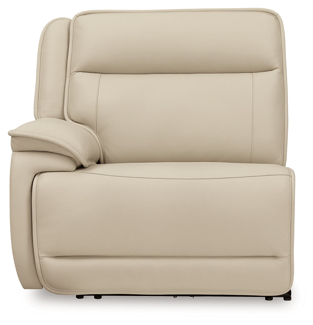 Double Deal Almond 4-Piece Reclining Sectional - U13001S6