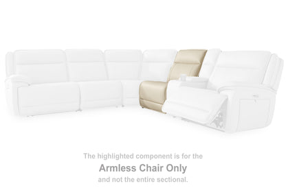 Double Deal Almond Armless Chair - U1300146