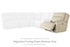 Double Deal Almond Right-Arm Facing Power Recliner - U1300162