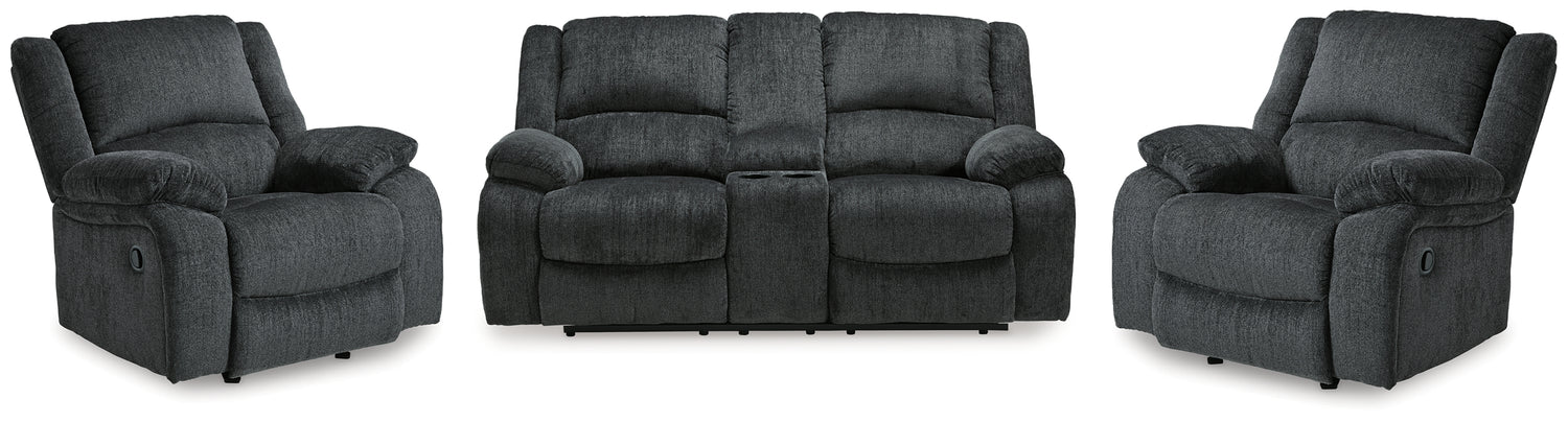 Draycoll Reclining Loveseat and 2 Recliners - 76504U10