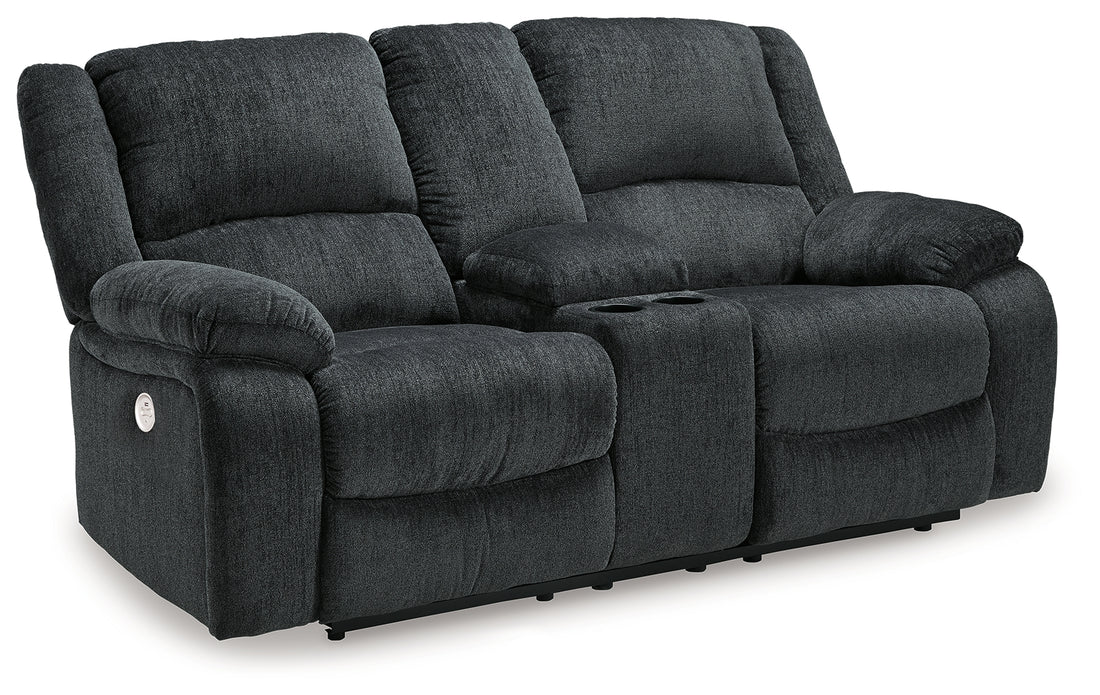 Draycoll Slate Power Reclining Loveseat and Power Recliner - 76504U8