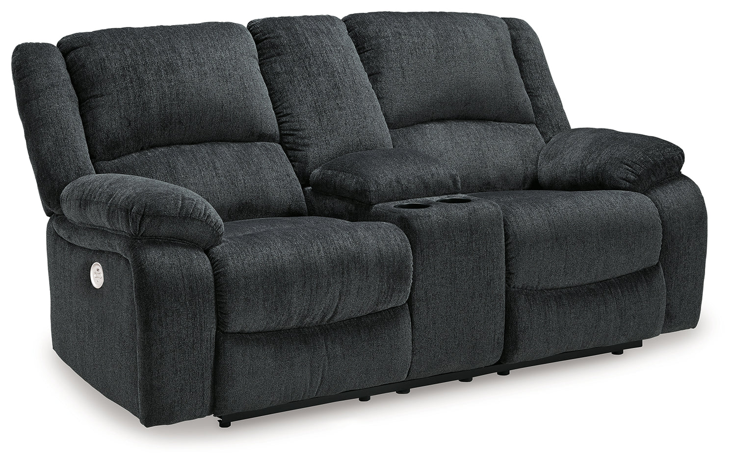 Draycoll Slate Power Reclining Loveseat and Power Recliner - 76504U8
