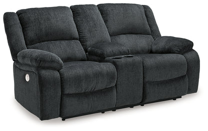 Draycoll Slate Power Reclining Loveseat and Power Recliner - 76504U8