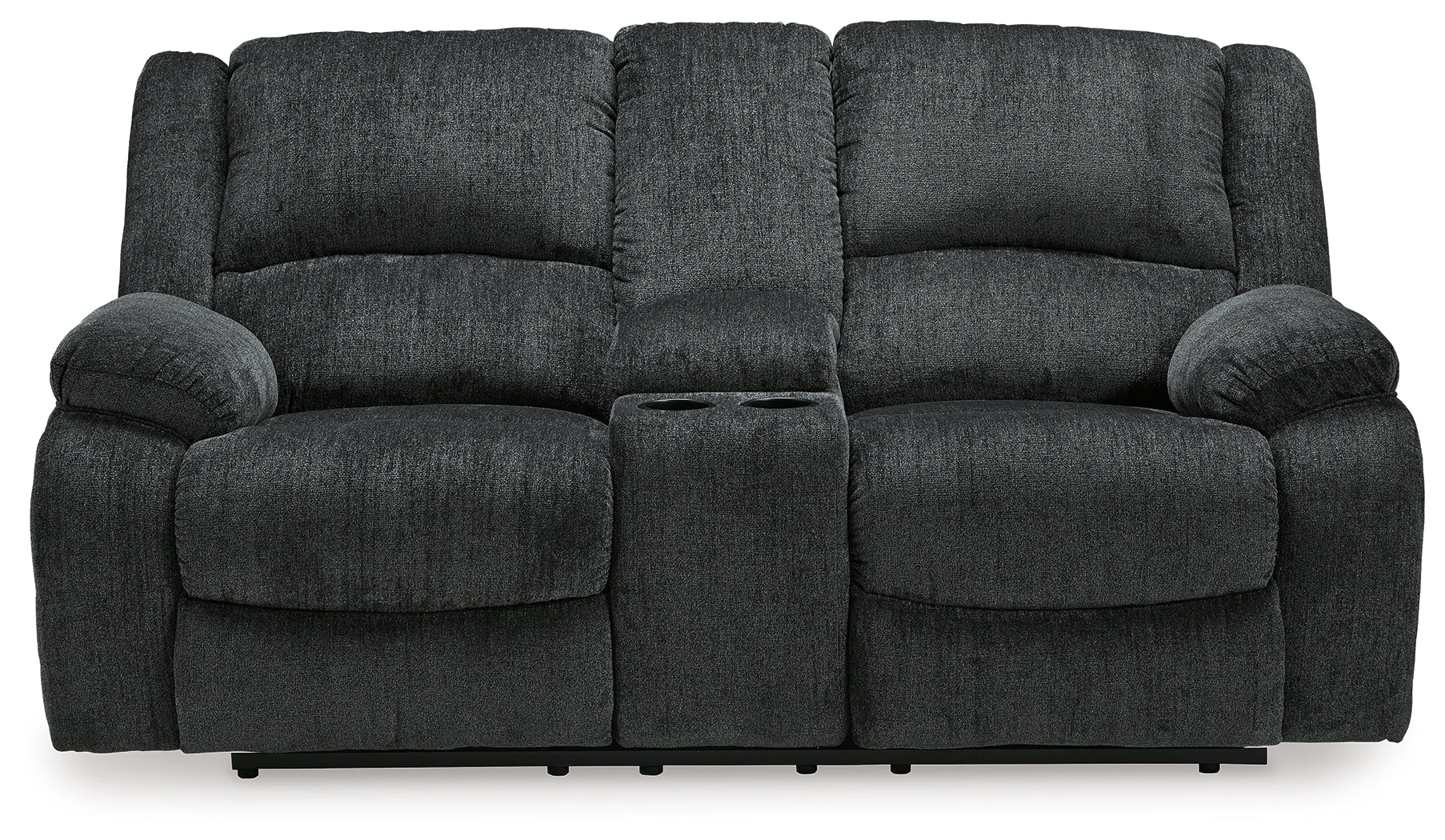 Draycoll Slate Reclining Loveseat with Console and Recliner - 76504U7