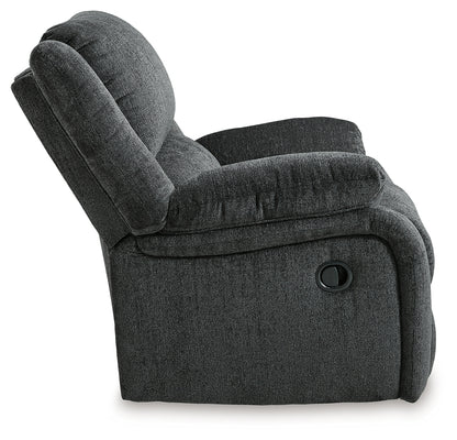 Draycoll Slate Reclining Loveseat with Console and Recliner - 76504U7