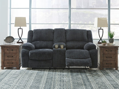 Draycoll Slate Reclining Loveseat with Console and Recliner - 76504U7