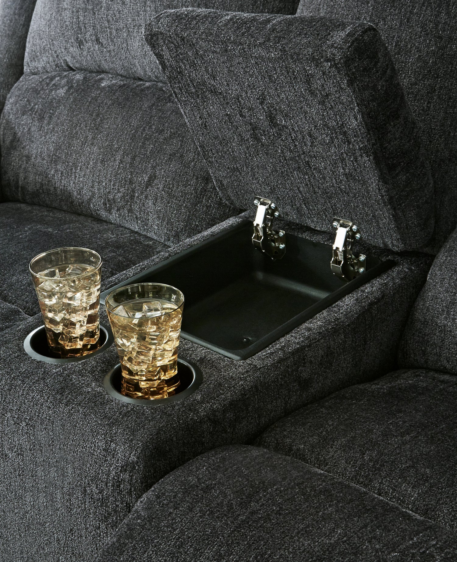 Draycoll Slate Reclining Loveseat with Console and Recliner - 76504U7