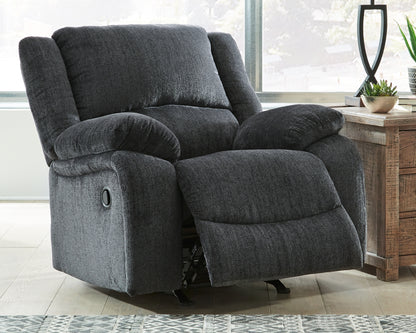 Draycoll Slate Reclining Loveseat with Console and Recliner - 76504U7