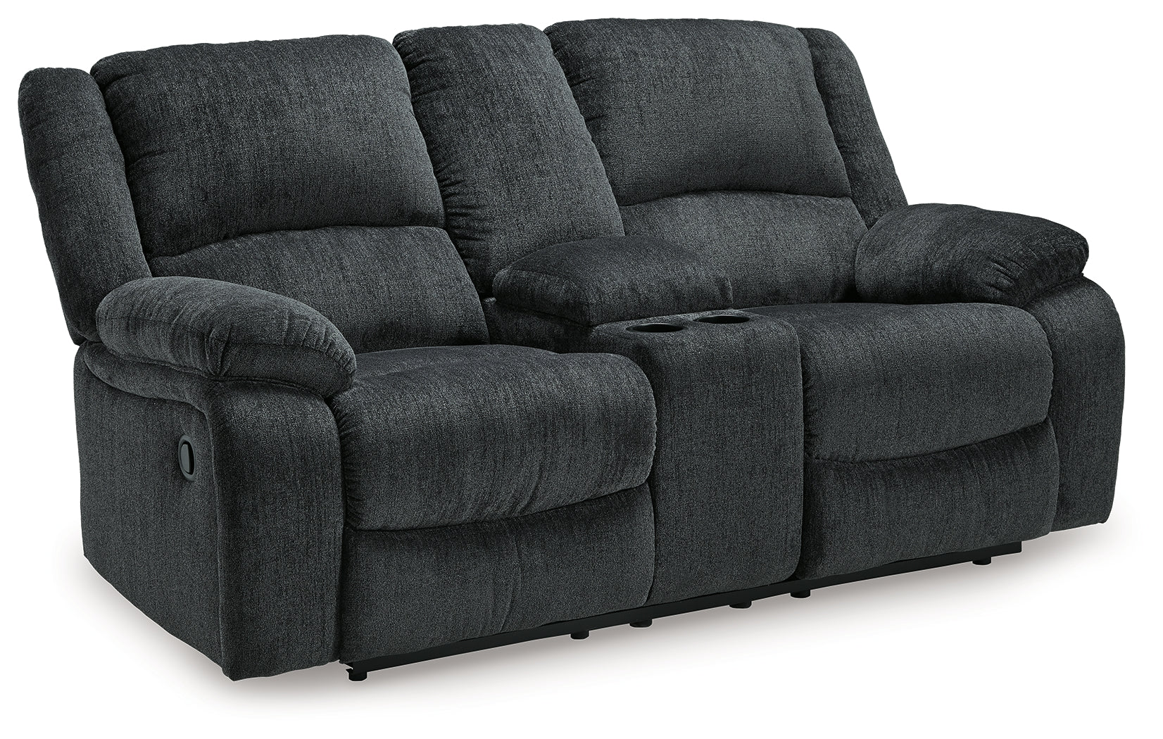 Draycoll Slate Reclining Loveseat with Console and Recliner - 76504U7