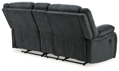 Draycoll Slate Reclining Loveseat with Console and Recliner - 76504U7