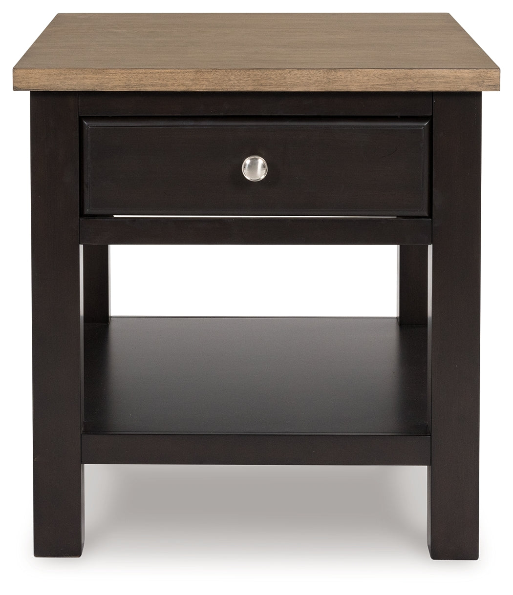 Drazmine Brown End Table - T734-3