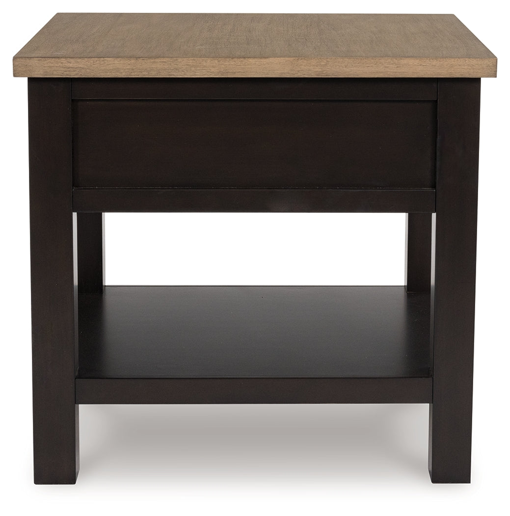 Drazmine Brown End Table - T734-3