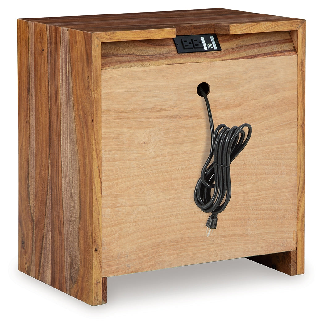Dressonni Brown Nightstand - B790-92