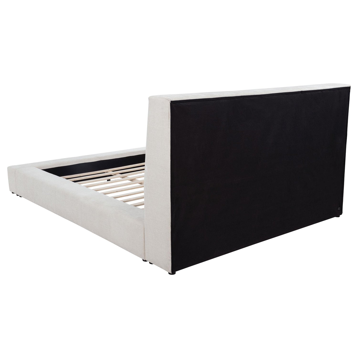 Dreux Upholstered Eastern King Panel Platform Bed Cream - 315948CRMKE