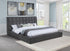 Dreux Upholstered Eastern King Panel Platform Bed Grey - 315948GRYKE