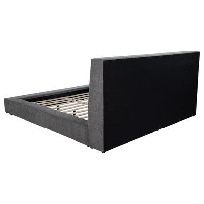 Dreux Upholstered Eastern King Panel Platform Bed Grey - 315948GRYKE