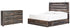Drystan King Panel Bed with 2 Storage Drawers with Dresser in Multi - PKG003198