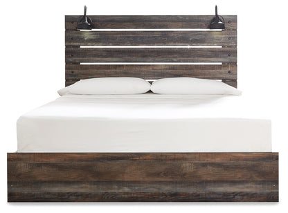 Drystan King Panel Bed with Chest and Nightstand in Multi from Ashley - Luna Furniture