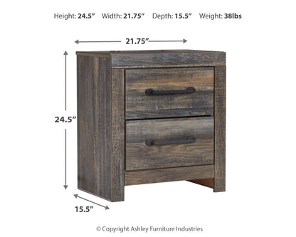 Drystan Multi Queen Bookcase Storage Bed, Dresser, Mirror and 2 Nightstands - B211B19