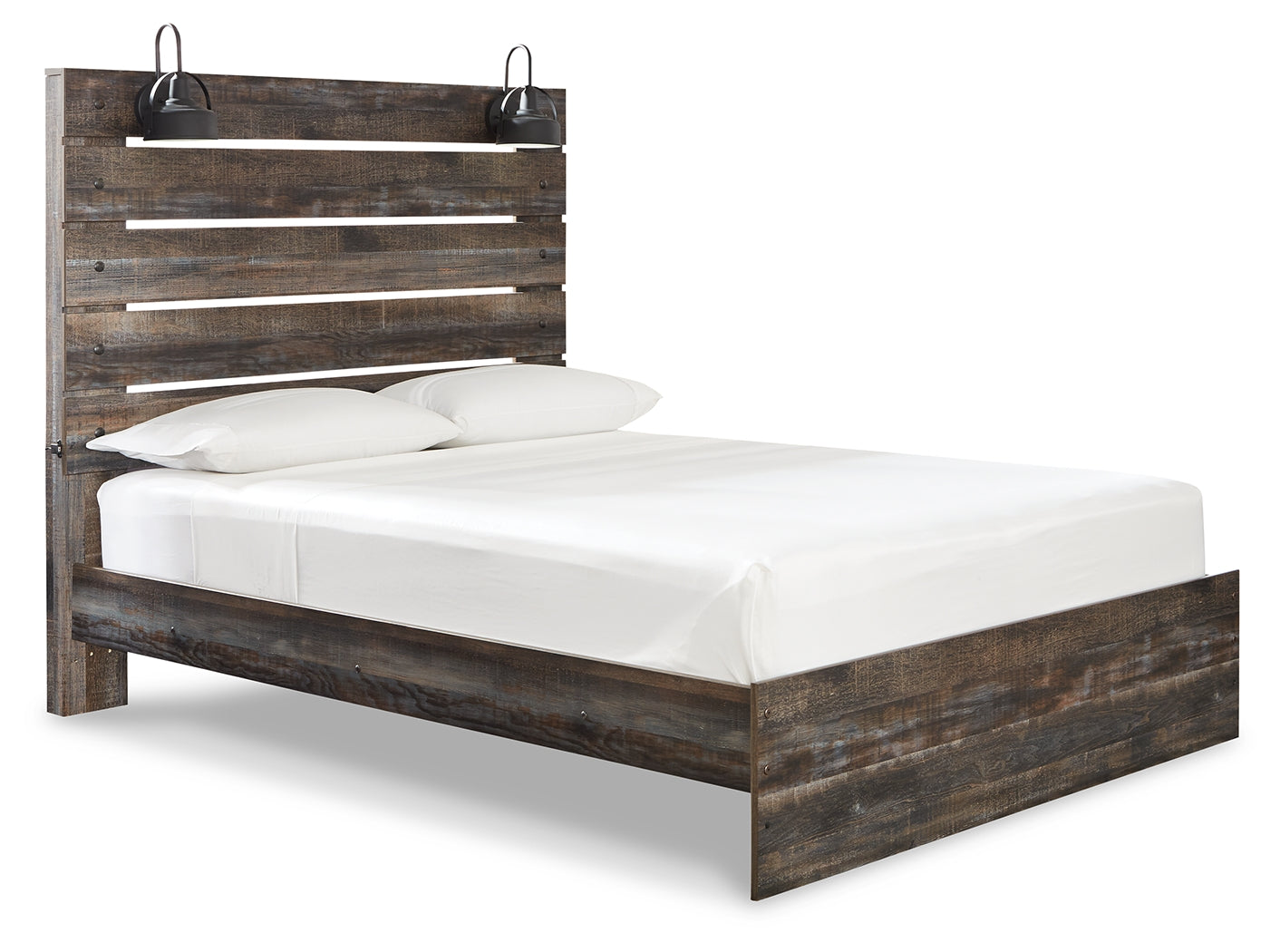 Drystan Queen Panel Bed, 2 Dressers, Mirror and 2 Nightstands - B211B118