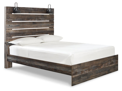 Drystan Queen Panel Bed, 2 Dressers, Mirror and 2 Nightstands - B211B118