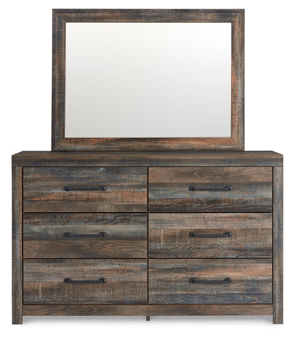 Drystan Queen Panel Bed, 2 Dressers, Mirror and 2 Nightstands - B211B118