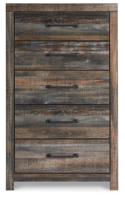 Drystan Queen Panel Bed, 2 Dressers, Mirror, Chest and 2 Nightstands - B211B104